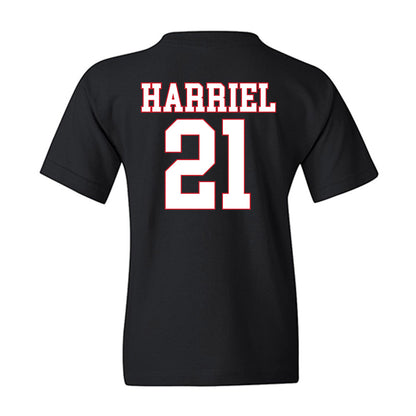 SMU - NCAA Women's Basketball : Jzaniya Harriel - Youth T-Shirt-1