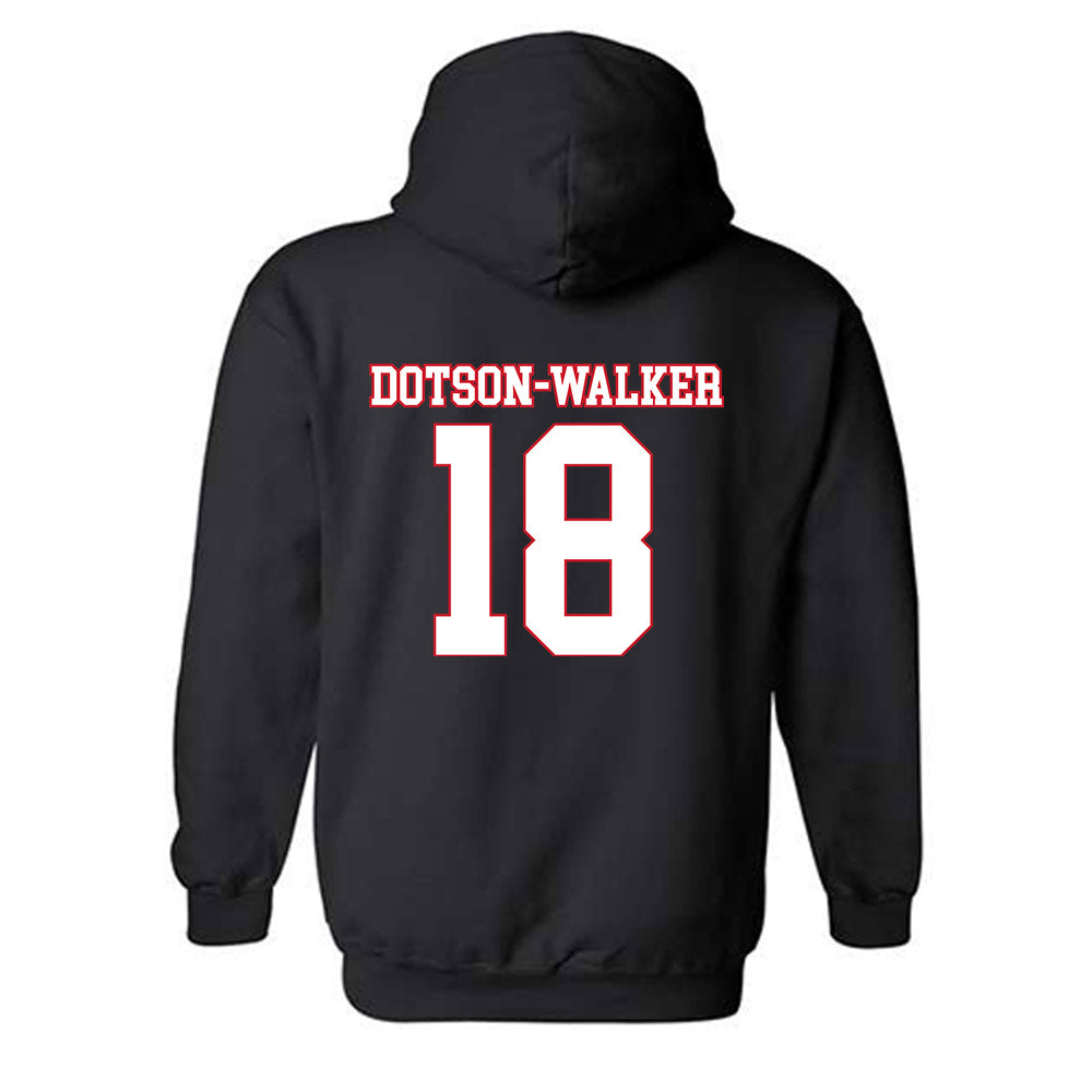 SMU - NCAA Football : Ka'Davion Dotson-Walker - Hooded Sweatshirt-1