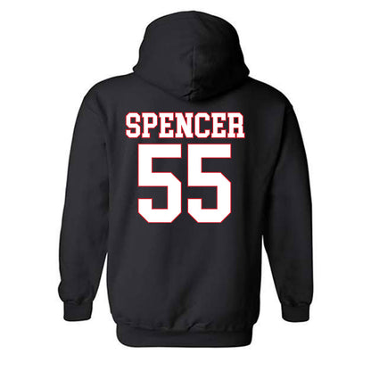 SMU - NCAA Football : Woo Spencer - Hooded Sweatshirt-1
