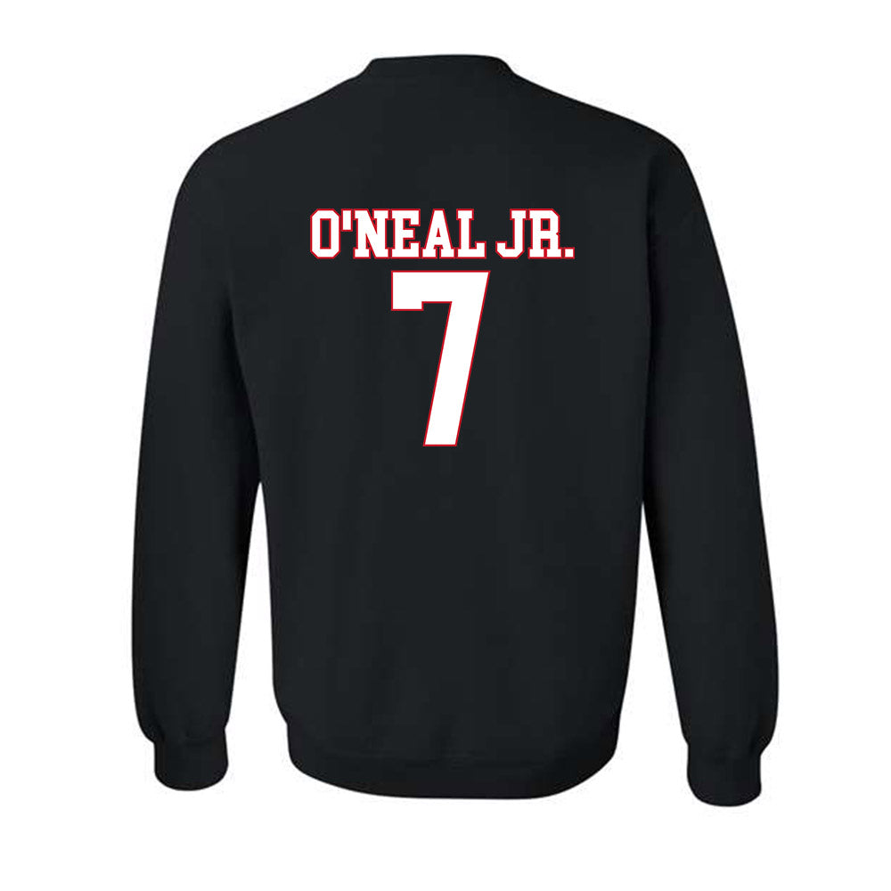 SMU - NCAA Men's Basketball : Jermaine O'Neal Jr. - Crewneck Sweatshirt-1
