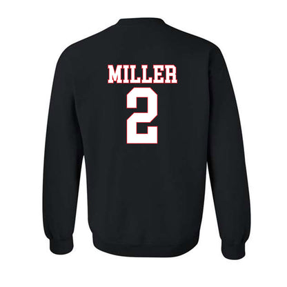 SMU - NCAA Men's Basketball : Boopie Miller - Crewneck Sweatshirt-1