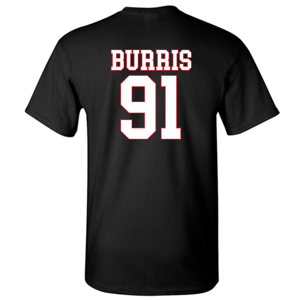 SMU - NCAA Football : Blake Burris - T-Shirt-1