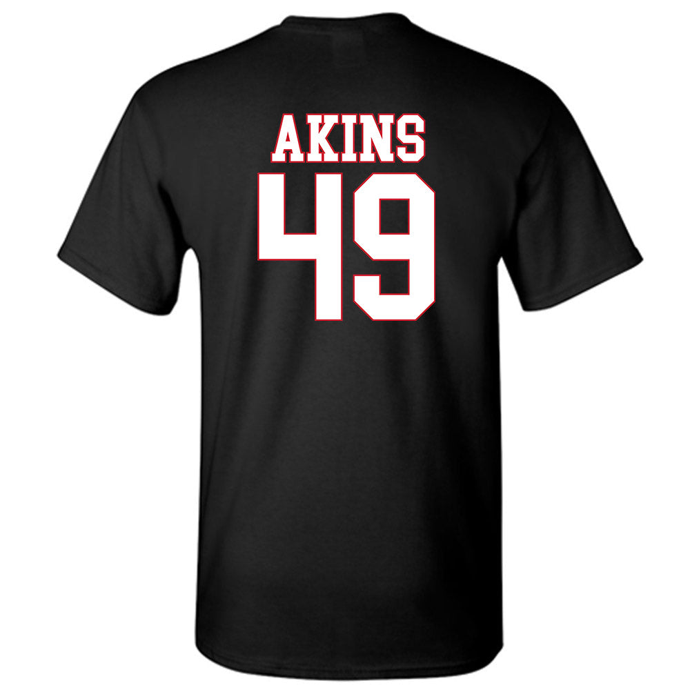 SMU - NCAA Football : nolan Akins - T-Shirt-1