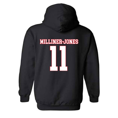 SMU - NCAA Football : Jaden Milliner-Jones - Hooded Sweatshirt-1