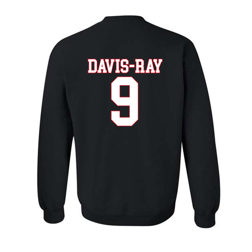SMU - NCAA Men's Basketball : Bj Davis-Ray - Crewneck Sweatshirt-1
