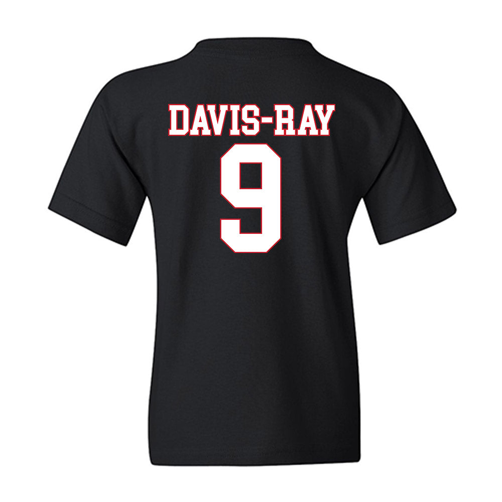 SMU - NCAA Men's Basketball : Bj Davis-Ray - Youth T-Shirt-1