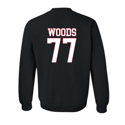 SMU - NCAA Football : Alexzander Woods - Crewneck Sweatshirt-1