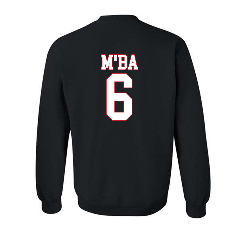 SMU - NCAA Football : Jeffrey M'ba - Crewneck Sweatshirt-1