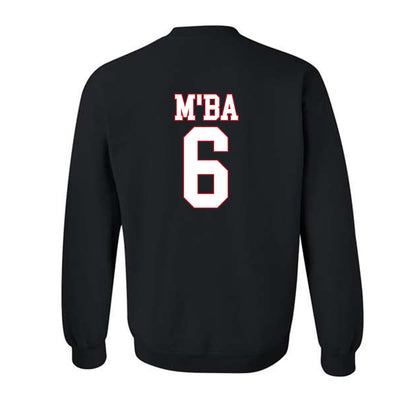 SMU - NCAA Football : Jeffrey M'ba - Crewneck Sweatshirt-1
