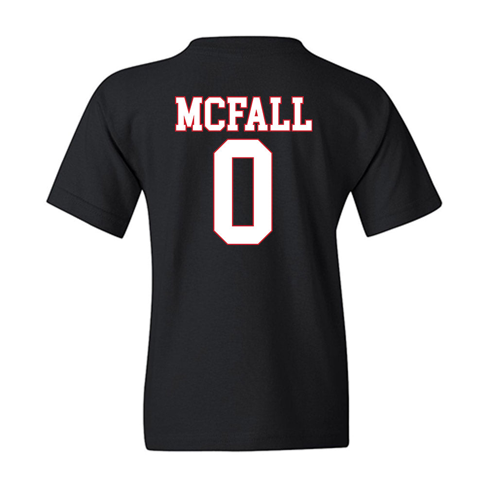SMU - NCAA Football : Derrick McFall - Youth T-Shirt-1