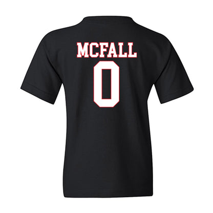 SMU - NCAA Football : Derrick McFall - Youth T-Shirt-1