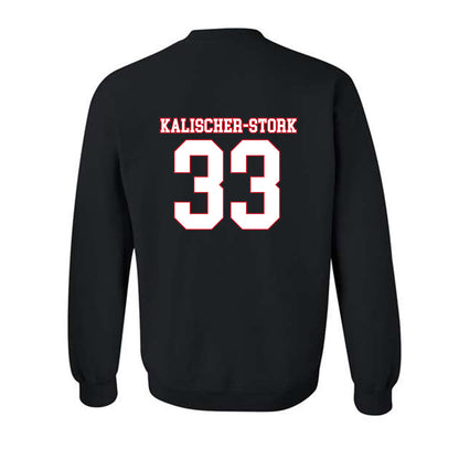 SMU - NCAA Men's Basketball : Niccolo Kalischer-Stork - Crewneck Sweatshirt-1