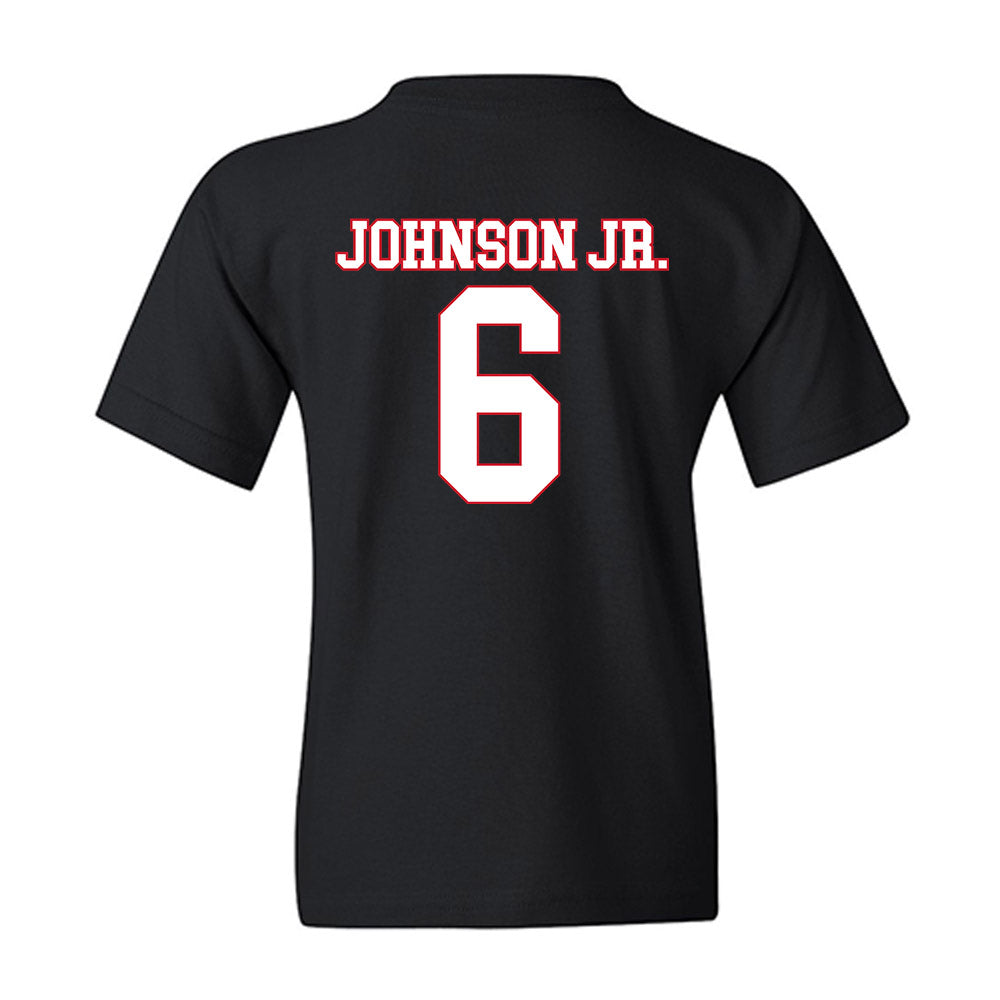 SMU - NCAA Football : Chris Johnson Jr. - Youth T-Shirt-1