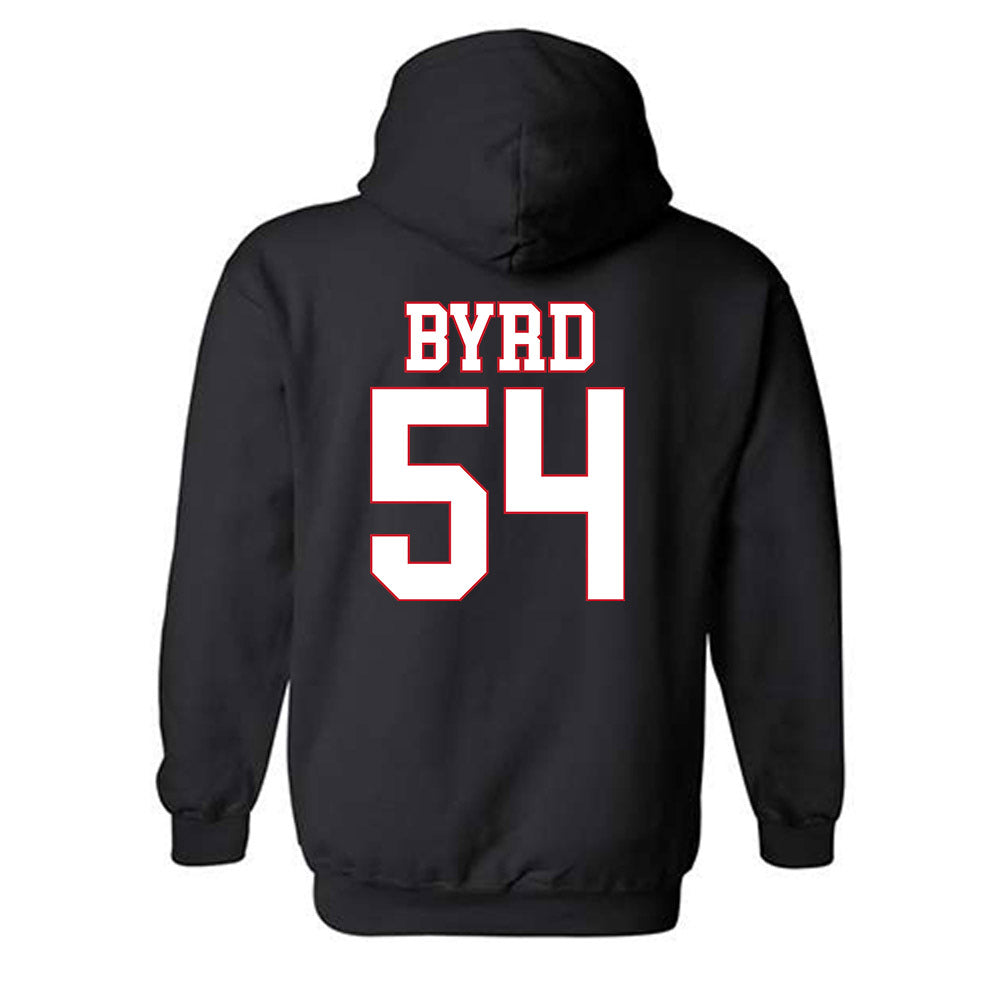 SMU - NCAA Football : Savion Byrd - Hooded Sweatshirt-1