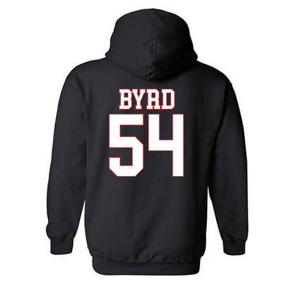 SMU - NCAA Football : Savion Byrd - Hooded Sweatshirt-1