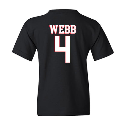 SMU - NCAA Football : Terry Webb - Youth T-Shirt-1