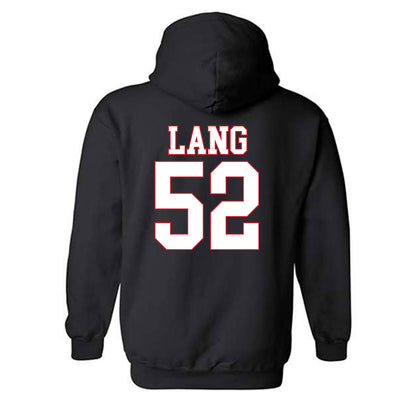 SMU - NCAA Football : Jahkai Lang - Hooded Sweatshirt-1