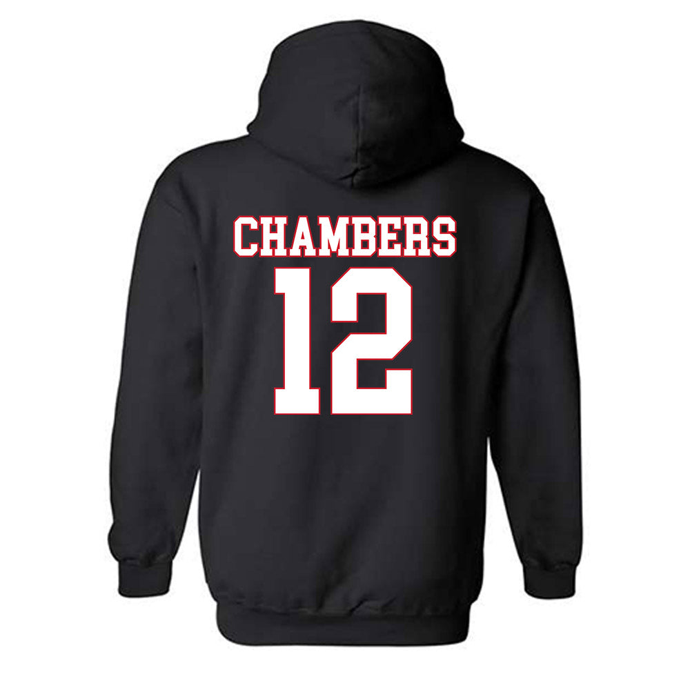 SMU - NCAA Football : Kyron Chambers - Hooded Sweatshirt-1