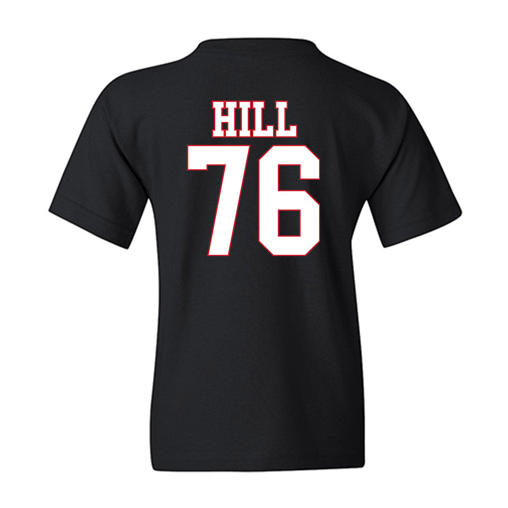 SMU - NCAA Football : Drew Hill - Youth T-Shirt-1