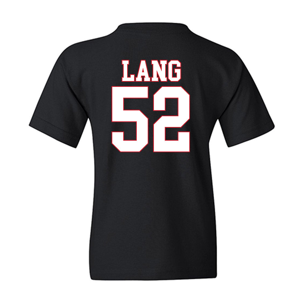 SMU - NCAA Football : Jahkai Lang - Youth T-Shirt-1