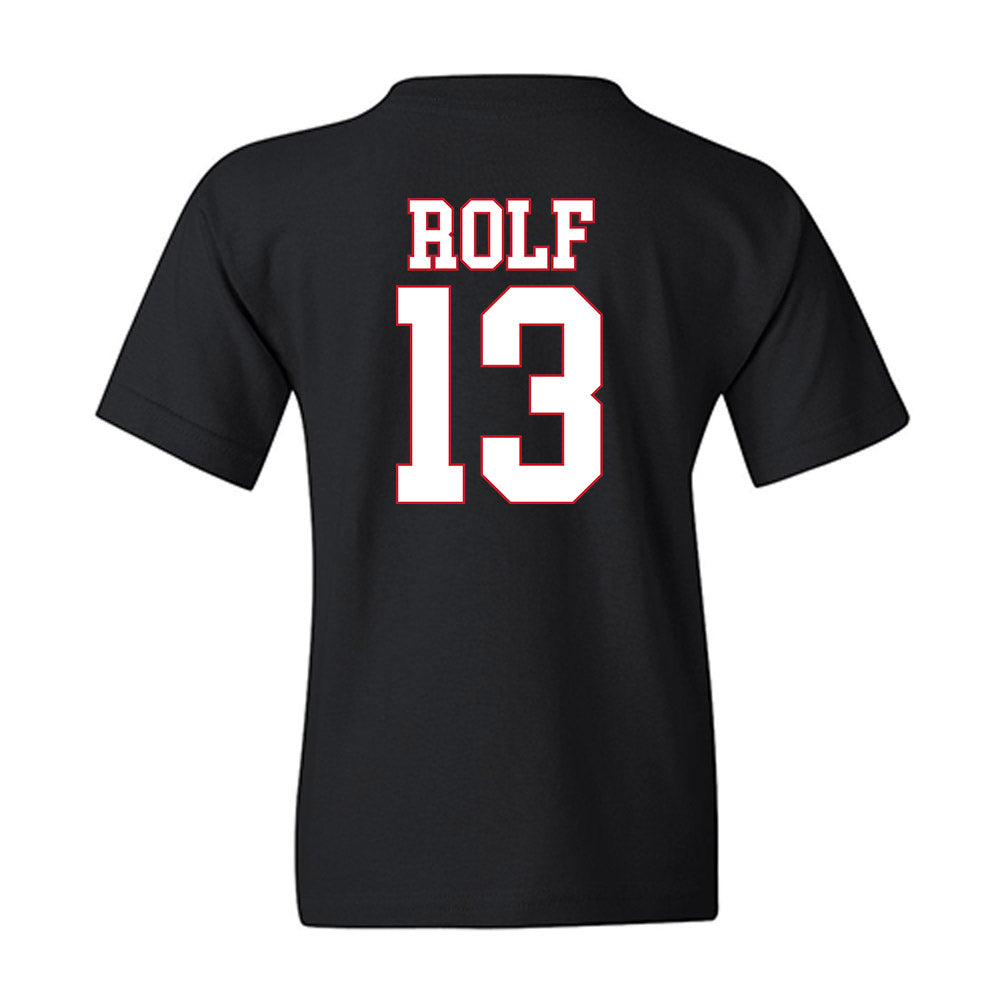 SMU - NCAA Women's Basketball : Mailien Rolf - Youth T-Shirt-1