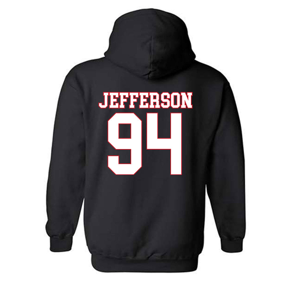 SMU - NCAA Football : Jonathan Jefferson - Hooded Sweatshirt-1
