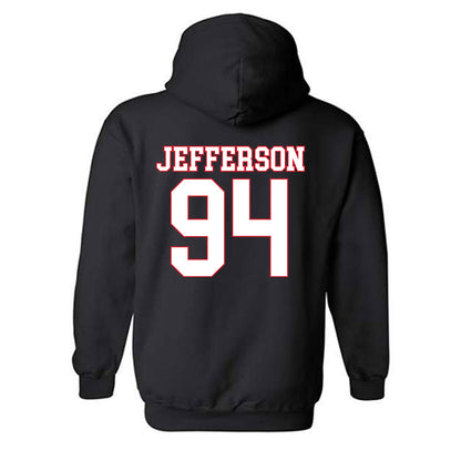 SMU - NCAA Football : Jonathan Jefferson - Hooded Sweatshirt-1