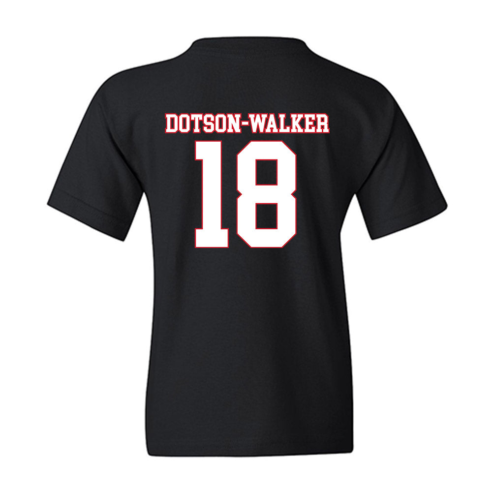 SMU - NCAA Football : Ka'Davion Dotson-Walker - Youth T-Shirt-1