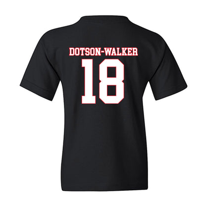 SMU - NCAA Football : Ka'Davion Dotson-Walker - Youth T-Shirt-1