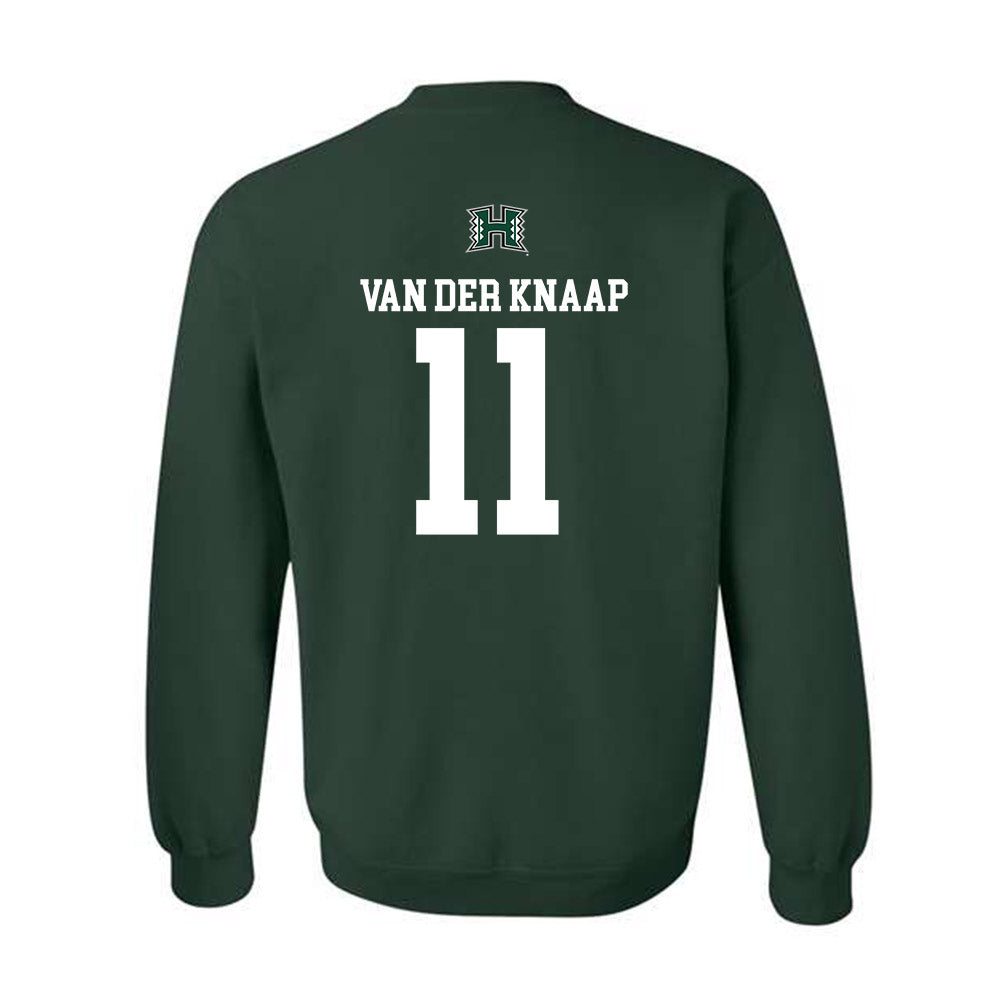 Hawaii - NCAA Men's Basketball : Jacopo Van der Knaap - Sports Shersey Crewneck Sweatshirt