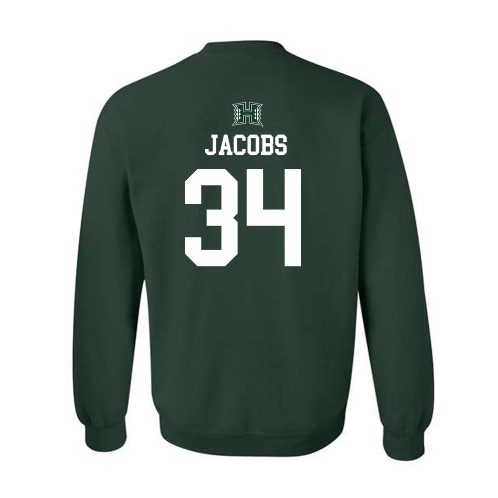 Hawaii - NCAA Men's Basketball : Tajon Akira Jacobs - Sports Shersey Crewneck Sweatshirt