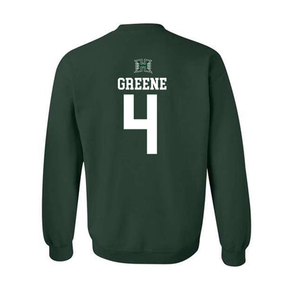 Hawaii - NCAA Men's Basketball : Marcus Greene - Sports Shersey Crewneck Sweatshirt