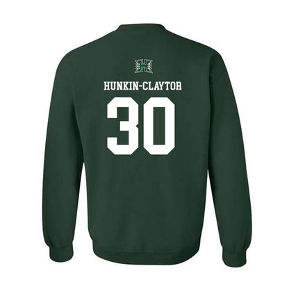 Hawaii - NCAA Men's Basketball : Aaron Hunkin-Claytor - Sports Shersey Crewneck Sweatshirt