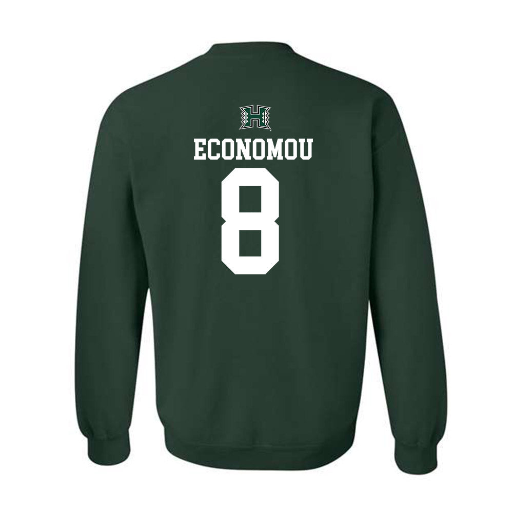 Hawaii - NCAA Men's Basketball : AJ Economou - Sports Shersey Crewneck Sweatshirt