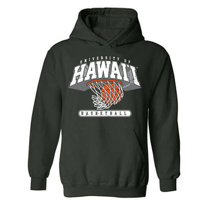 Hawaii - NCAA Men's Basketball : Tajon Akira Jacobs - Sports Shersey Hooded Sweatshirt