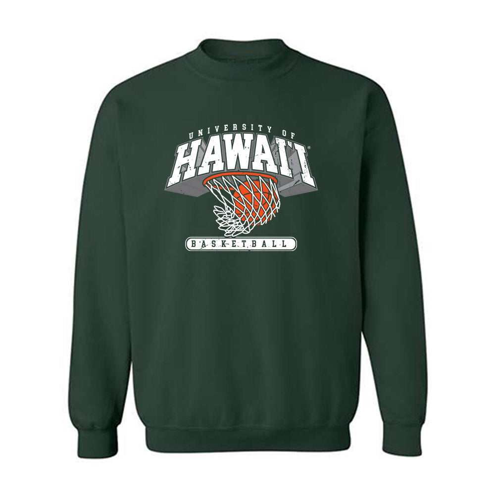 Hawaii - NCAA Men's Basketball : Harry Rouhliadeff - Sports Shersey Crewneck Sweatshirt-0