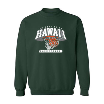 Hawaii - NCAA Men's Basketball : Harry Rouhliadeff - Sports Shersey Crewneck Sweatshirt-0