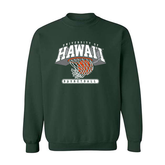 Hawaii - NCAA Men's Basketball : Harry Rouhliadeff - Sports Shersey Crewneck Sweatshirt-0