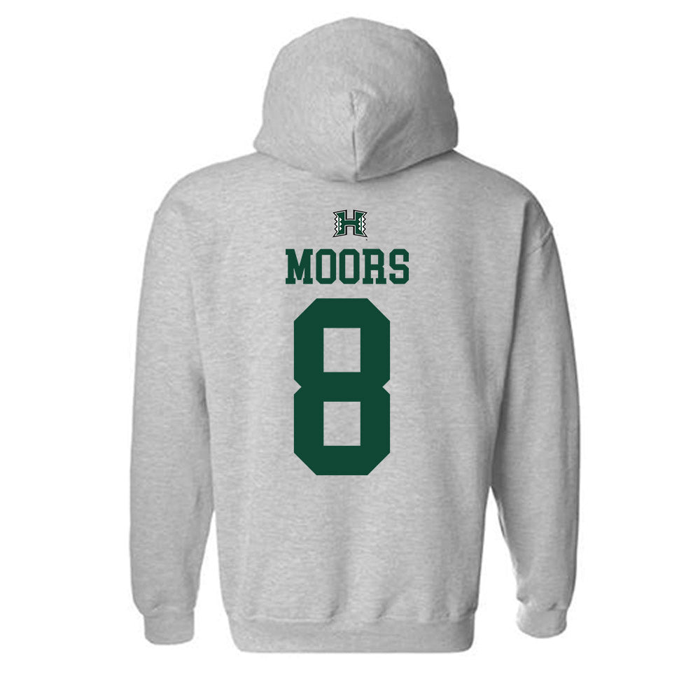 Hawaii - NCAA Women's Basketball : Rebecca Moors - Sports Shersey Hooded Sweatshirt