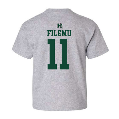 Hawaii - NCAA Women's Basketball : Kira-May Filemu - Sports Shersey Youth T-Shirt