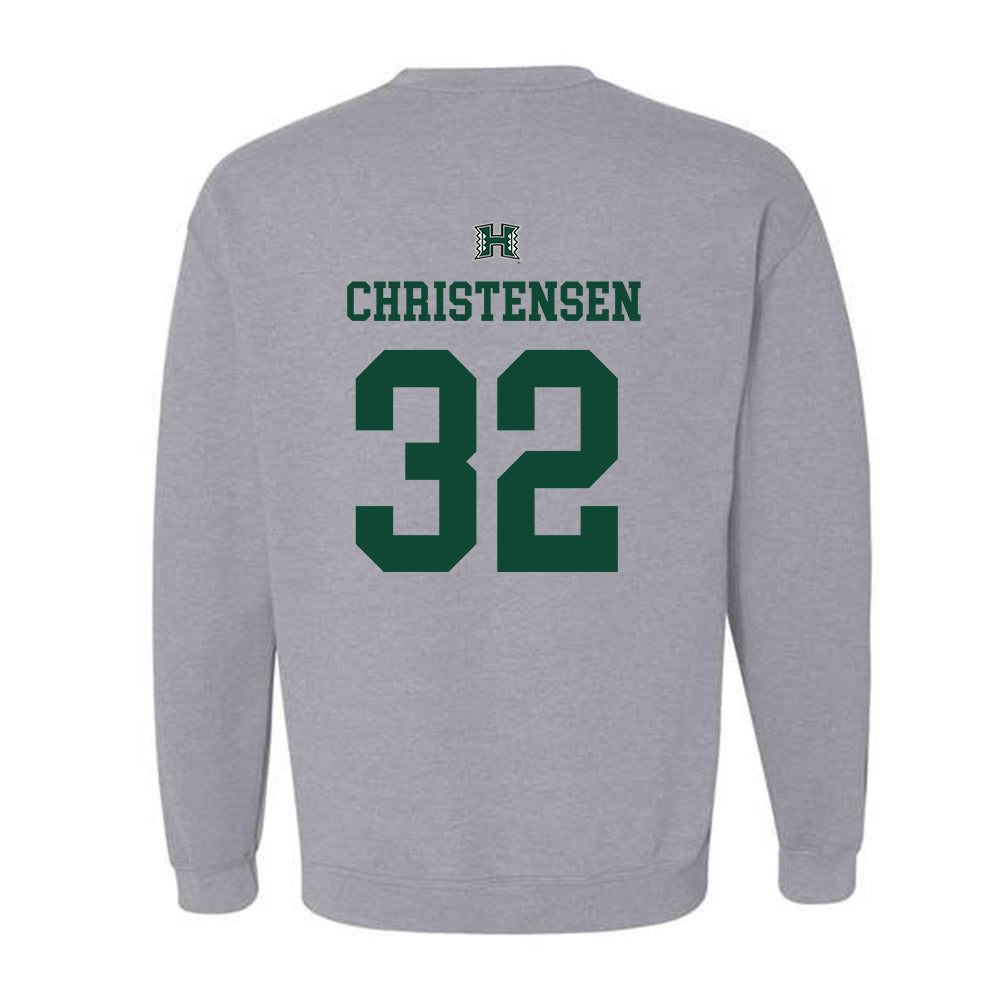 Hawaii - NCAA Men's Basketball : Tanner Christensen - Sports Shersey Crewneck Sweatshirt