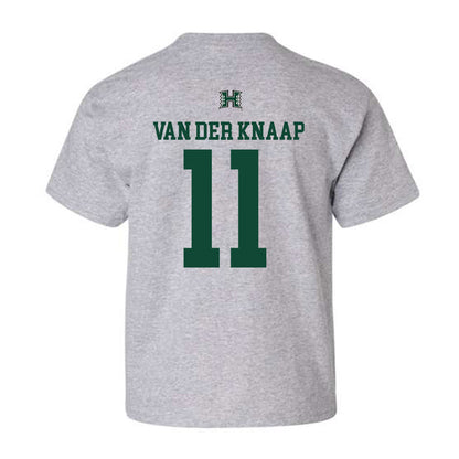 Hawaii - NCAA Men's Basketball : Jacopo Van der Knaap - Sports Shersey Youth T-Shirt