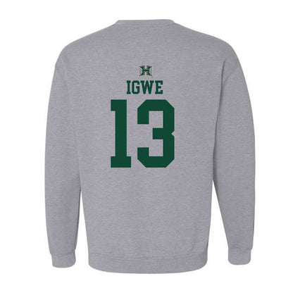 Hawaii - NCAA Men's Basketball : Roy Hideki Igwe - Sports Shersey Crewneck Sweatshirt