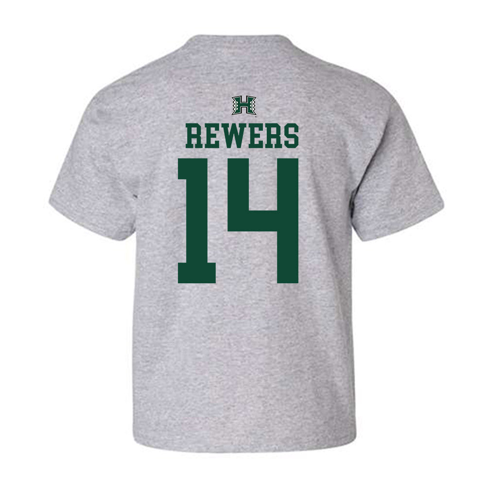 Hawaii - NCAA Women's Basketball : Brooklyn Rewers - Sports Shersey Youth T-Shirt-1