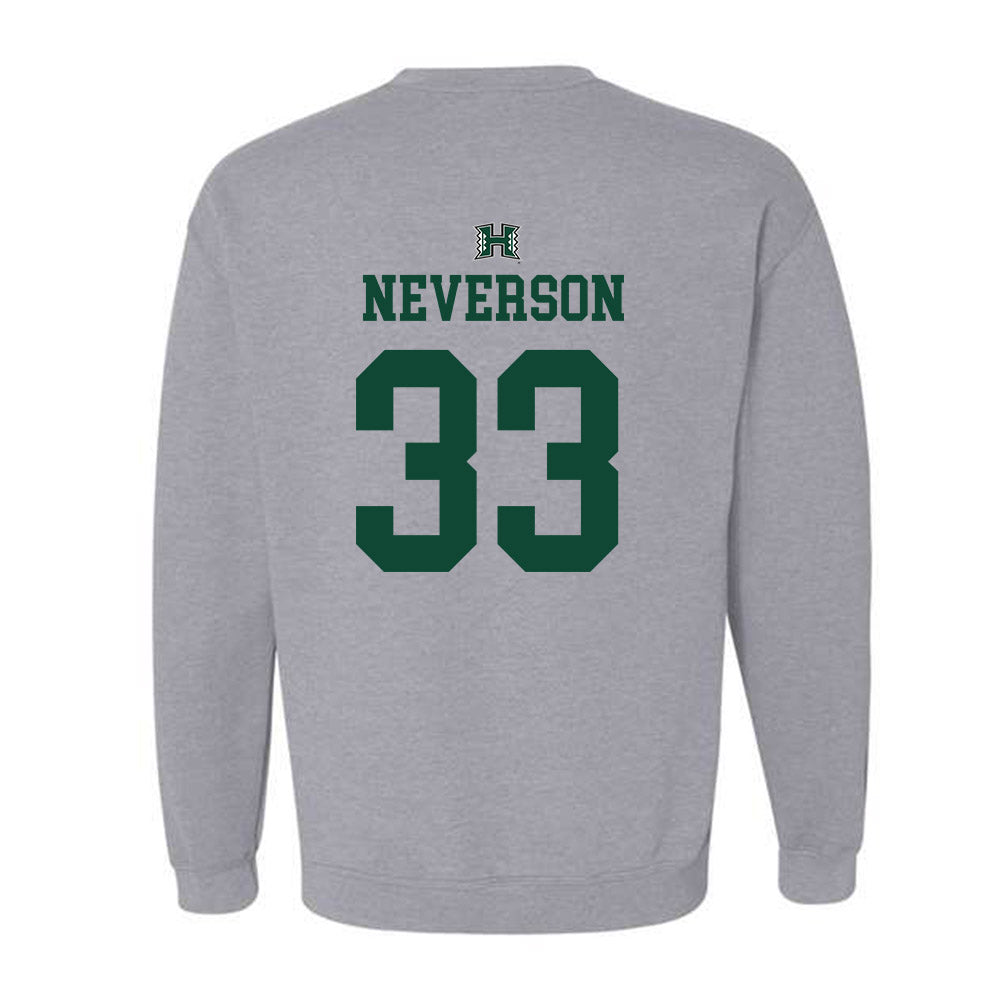 Hawaii - NCAA Women's Basketball : Saniyah Neverson - Sports Shersey Crewneck Sweatshirt-1