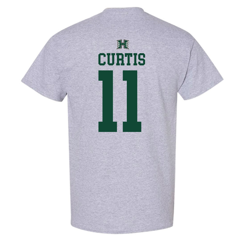 Hawaii - NCAA Women's Basketball : Keiara Curtis - Sports Shersey T-Shirt-1