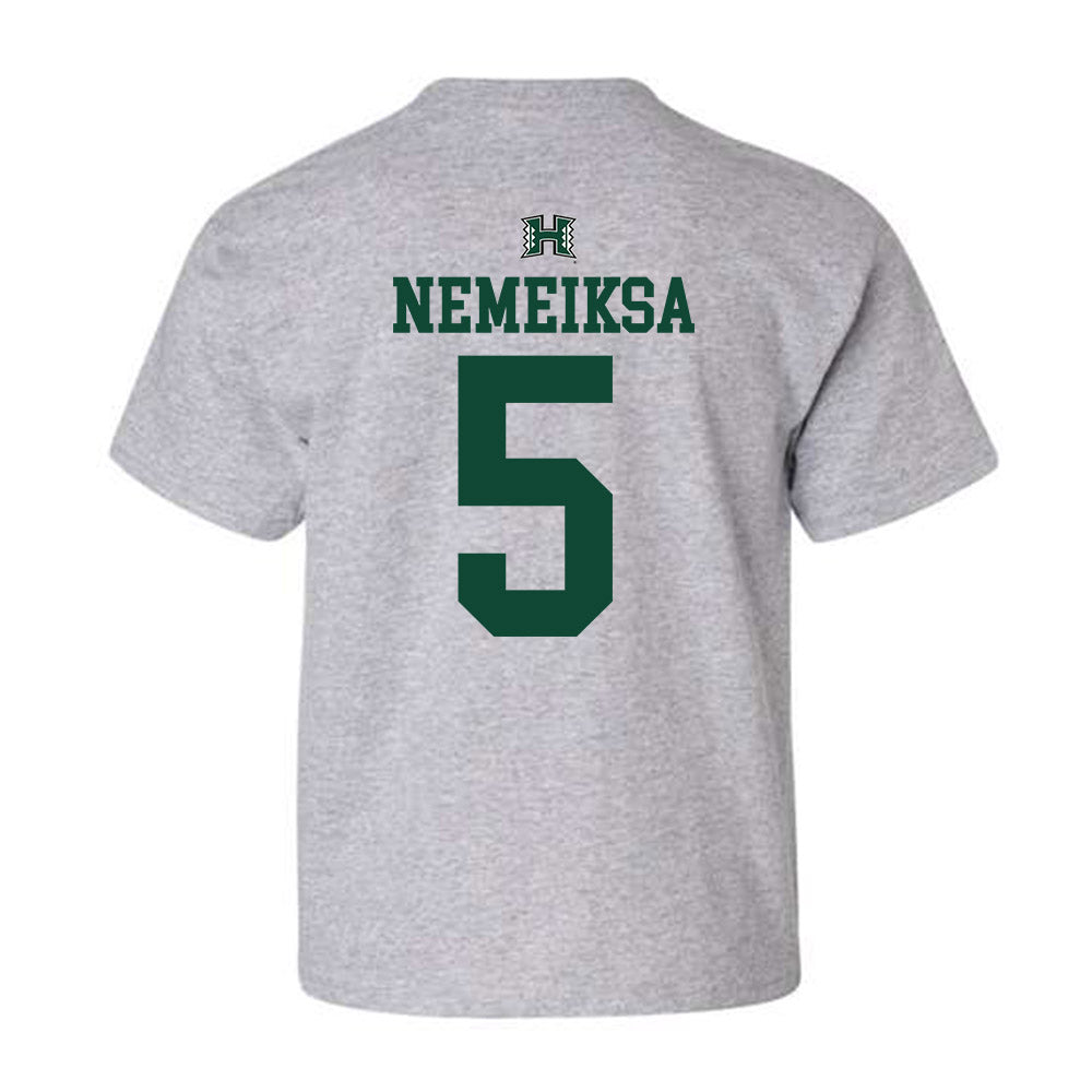 Hawaii - NCAA Men's Basketball : Gytis Nemeiksa - Sports Shersey Youth T-Shirt