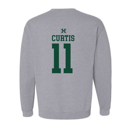 Hawaii - NCAA Women's Basketball : Keiara Curtis - Sports Shersey Crewneck Sweatshirt-1