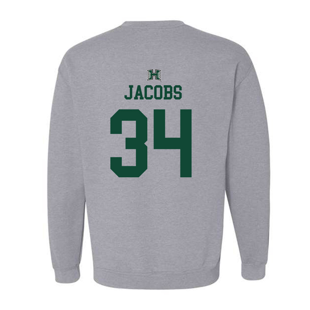 Hawaii - NCAA Men's Basketball : Tajon Akira Jacobs - Sports Shersey Crewneck Sweatshirt