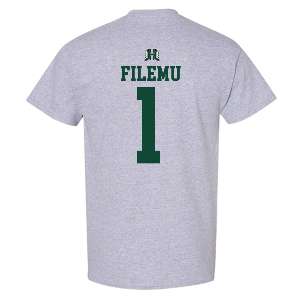 Hawaii - NCAA Women's Basketball : Kira-May Filemu - Sports Shersey T-Shirt-1